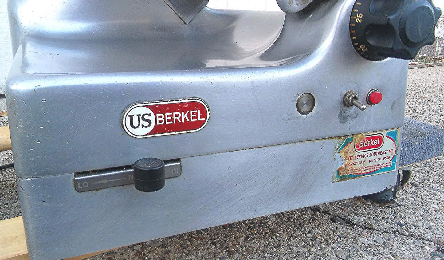 US BERKEL 818 Automatic Deli Meat Cheese SLICER NoSharpener WATCH VIDEO FREESHIP