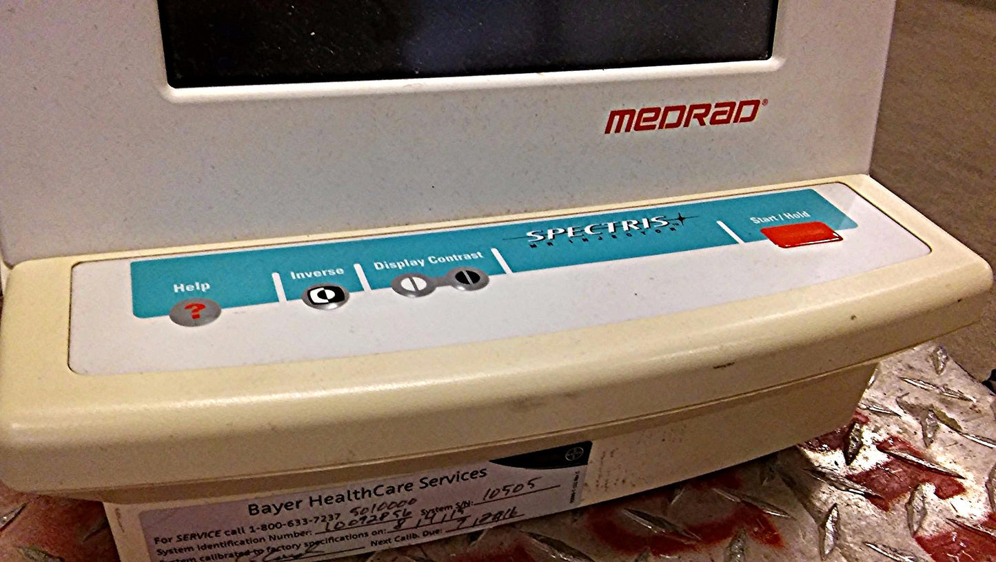 MEDRAD SPECTRIS SHS 200 DUAL HEAD INJECTOR SDU SMR SOT MRI WATCH VIDEO FREE SHIP