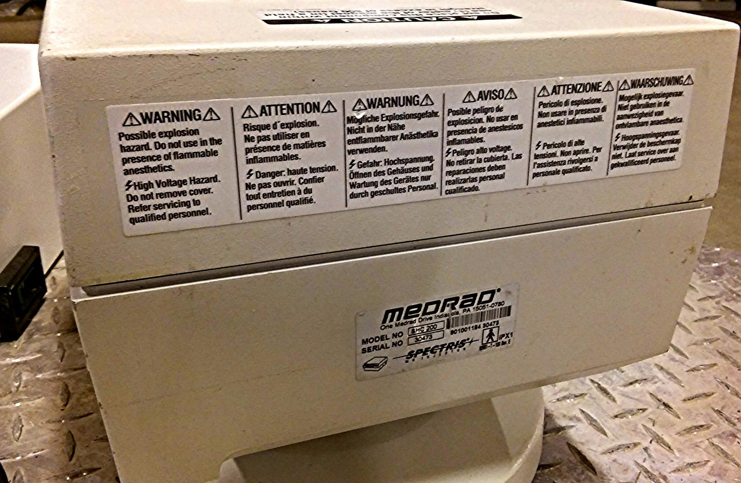 MEDRAD SPECTRIS SHS 200 DUAL HEAD INJECTOR SDU SMR SOT MRI WATCH VIDEO FREE SHIP