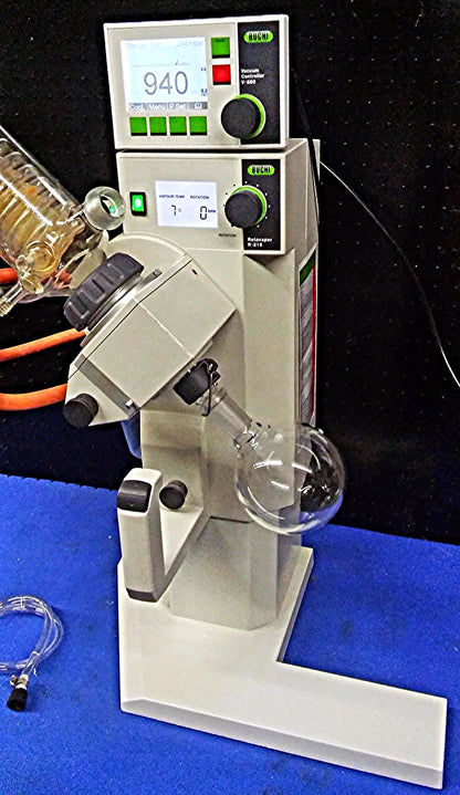 BUCHI R-215 ROTAVAPOR R-850 VACUUM CONTROLLER with GLASS WATCH VIDEO FREE SHIP