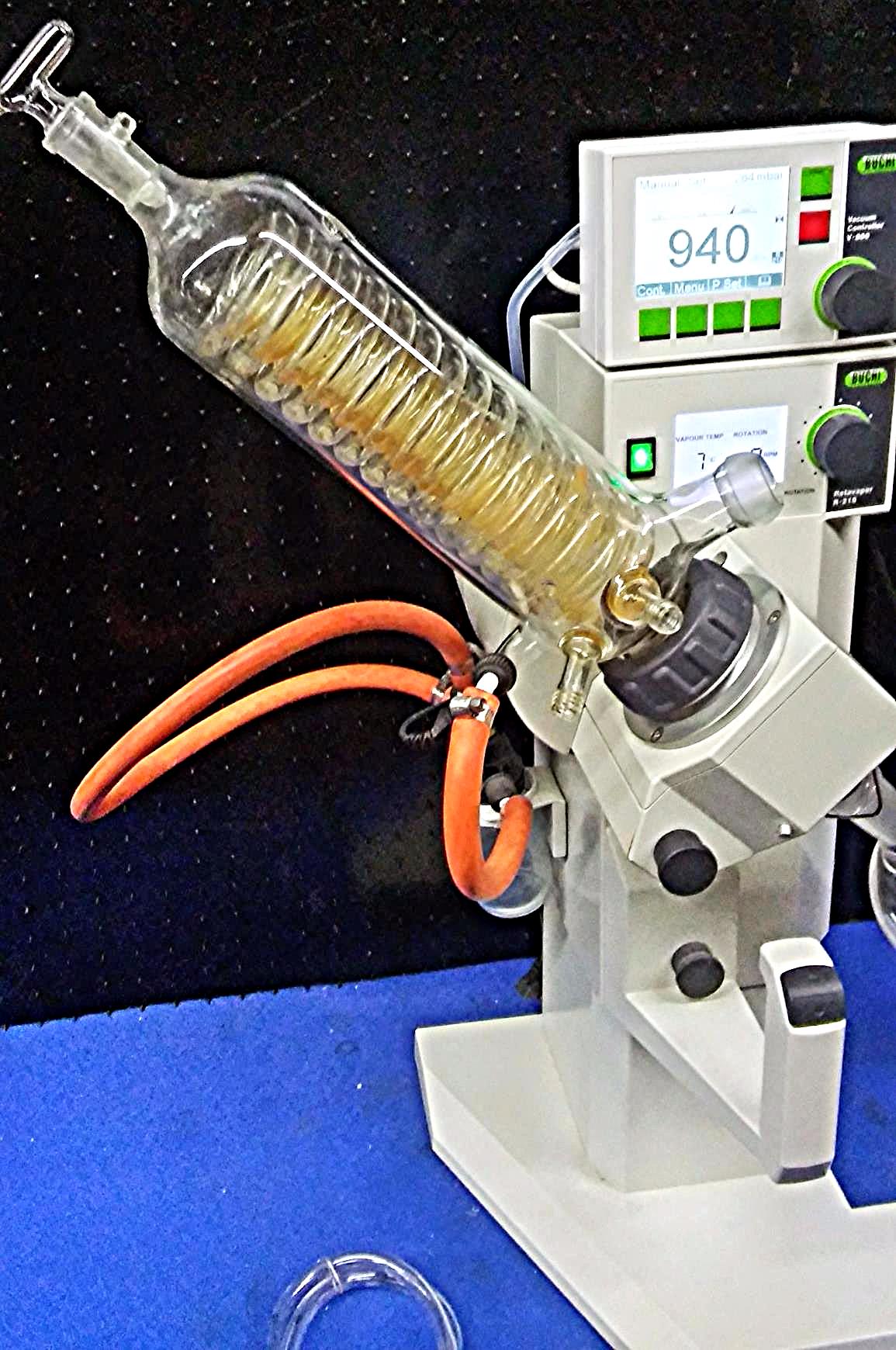 BUCHI R-215 ROTAVAPOR R-850 VACUUM CONTROLLER with GLASS WATCH VIDEO FREE SHIP