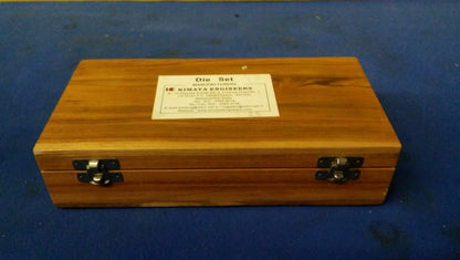 KIMAYA 25 mm HYDRAULIC LABORATORY PRESS DIE SET ORIGINAL BOX FREE SHIP