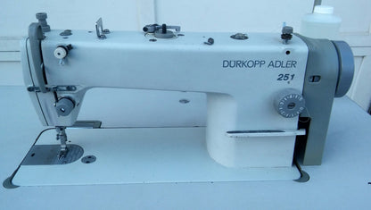 DURKOPP ADLER 251 PROFESSIONAL SEWING MACHINE LOCKSTITCH WATCH VIDEO FREESHIP