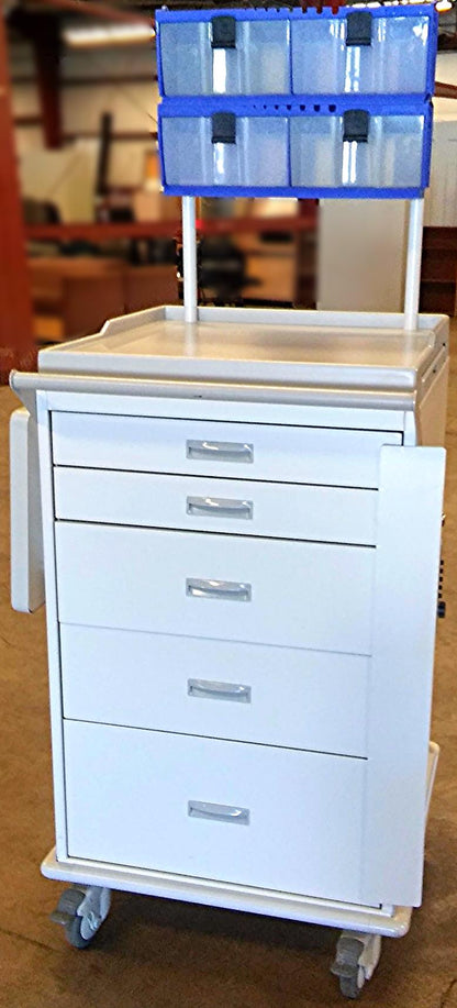 STANLEY INNERSPACE KEYLESS AIRWAY MEDICAL CART 7000 SERIES 44hx24wx24d FREESHIP