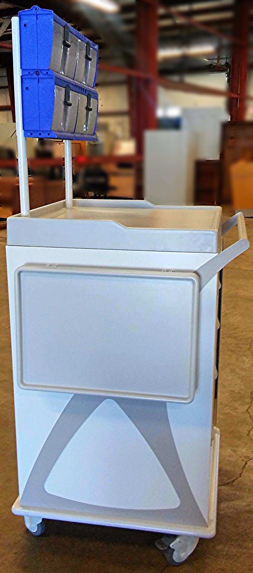 STANLEY INNERSPACE KEYLESS AIRWAY MEDICAL CART 7000 SERIES 44hx24wx24d FREESHIP