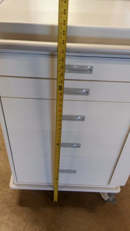 STANLEY INNERSPACE KEYLESS AIRWAY MEDICAL CART 7000 SERIES 44hx24wx24d FREESHIP