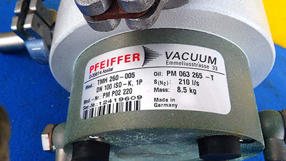 PFEIFFER TURBO MOLECULAR VACUUM PUMP TMH 260 Blades spin WORKS PERFECT FREE SHIP