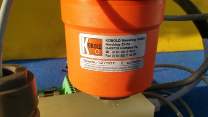 KOBOLD KAL-K THERMAL FLOW UNIT w/ BURKERT 6013 SOLENOID VALVE PERFECT FREE SHIP