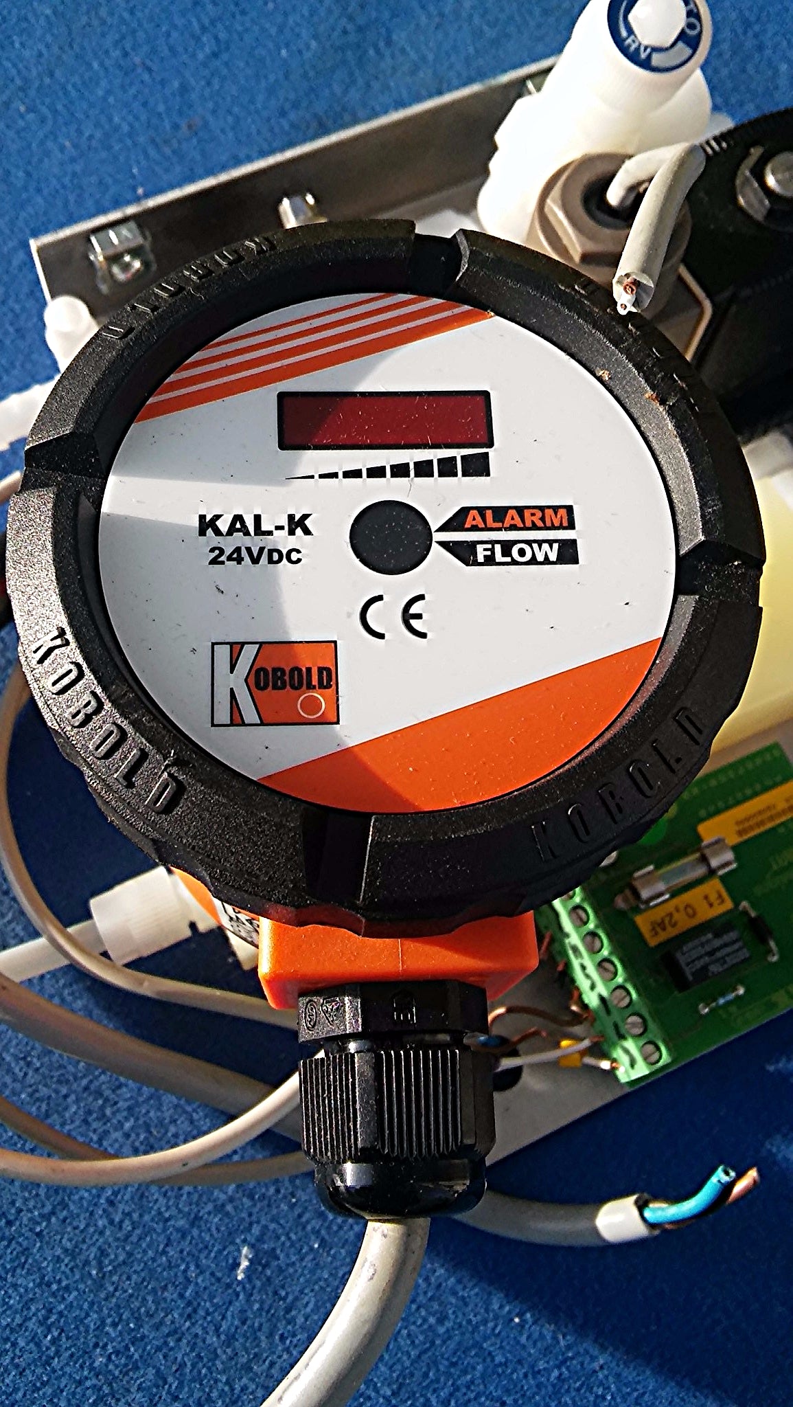 KOBOLD KAL-K THERMAL FLOW UNIT w/ BURKERT 6013 SOLENOID VALVE PERFECT FREE SHIP