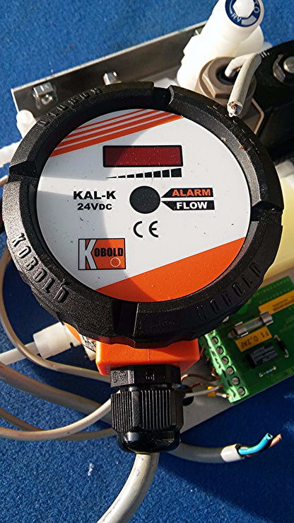 KOBOLD KAL-K THERMAL FLOW UNIT w/ BURKERT 6013 SOLENOID VALVE PERFECT FREE SHIP