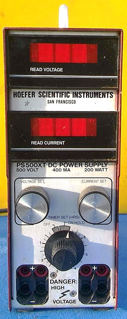 HOEFER PS500XT VARIABLE DC POWER SUPPLY 500V 200W Electrophoresis 100% FREE SHIP