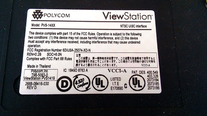 POLYCOM VIEWSTATION PVS-14XX FREE SHIP