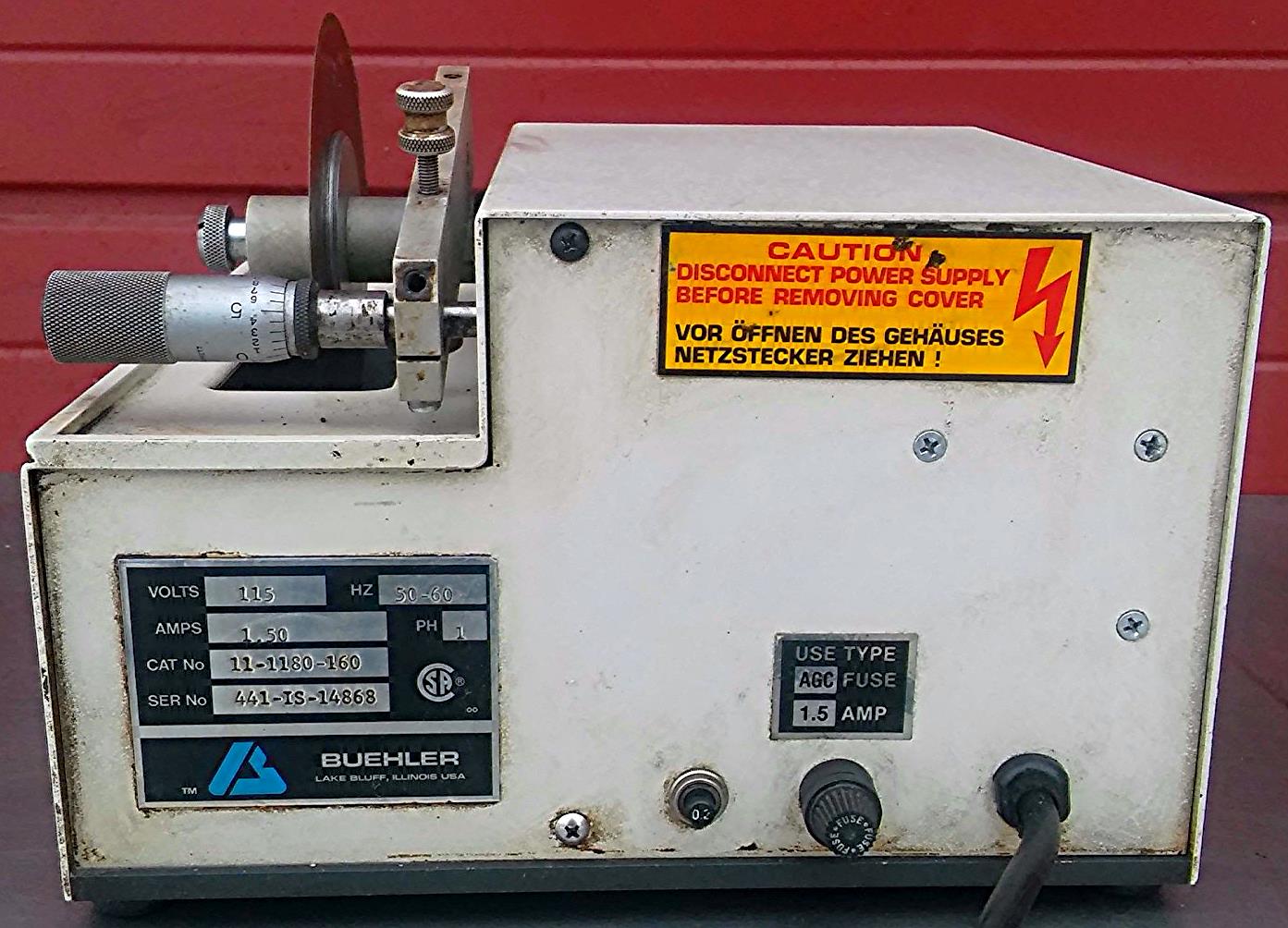 BUEHLER ISOMET 11-1180 LOW SPEED DIAMOND SAW BLADE WATCH VIDEO FREE SHIPPING