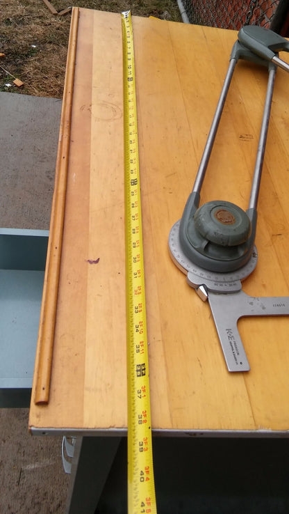 1950's VINTAGE HAMILTON DRAFT TABLE KEUFFEL & ESSER V-Track Drafting FREESHIPPIN