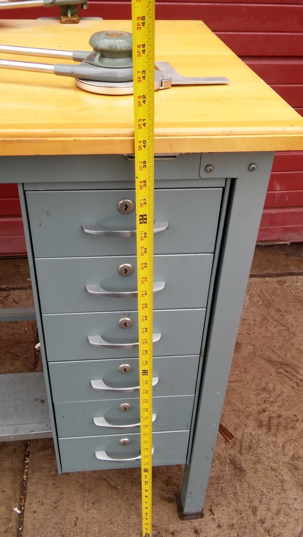 1950's VINTAGE HAMILTON DRAFT TABLE KEUFFEL & ESSER V-Track Drafting FREESHIPPIN