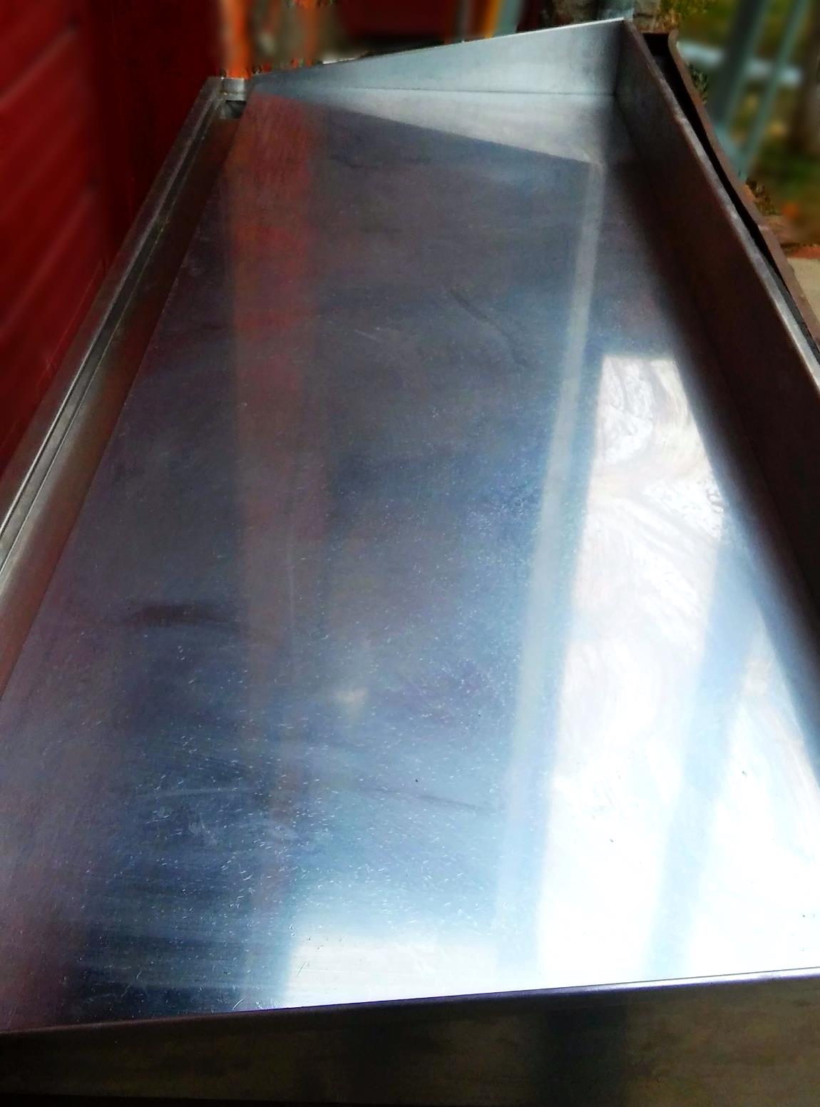 KEATING MIRACLEAN 72BL-G GAS GRILL GRIDDLE 72 x 30 & STAND ON WHEELS FREE SHIP