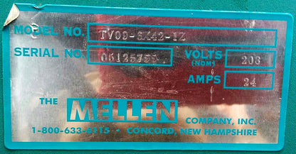 MELLEN SV TV09-6X42-1Z TUBE SPLIT FURNACE KILN 48W x 7Radius Adjustable Sections