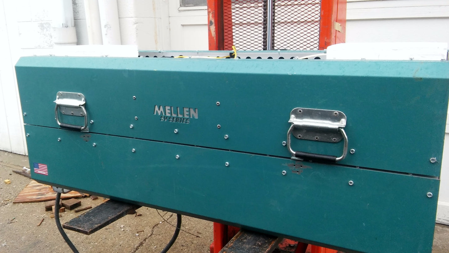 MELLEN SV TV09-6X42-1Z TUBE SPLIT FURNACE KILN 48W x 7Radius Adjustable Sections