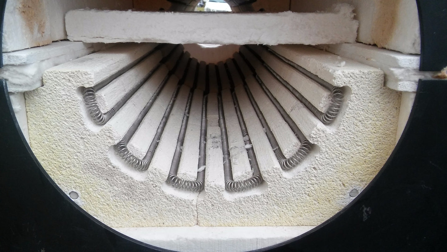 MELLEN SV TV09-6X42-1Z TUBE SPLIT FURNACE KILN 48W x 7Radius Adjustable Sections