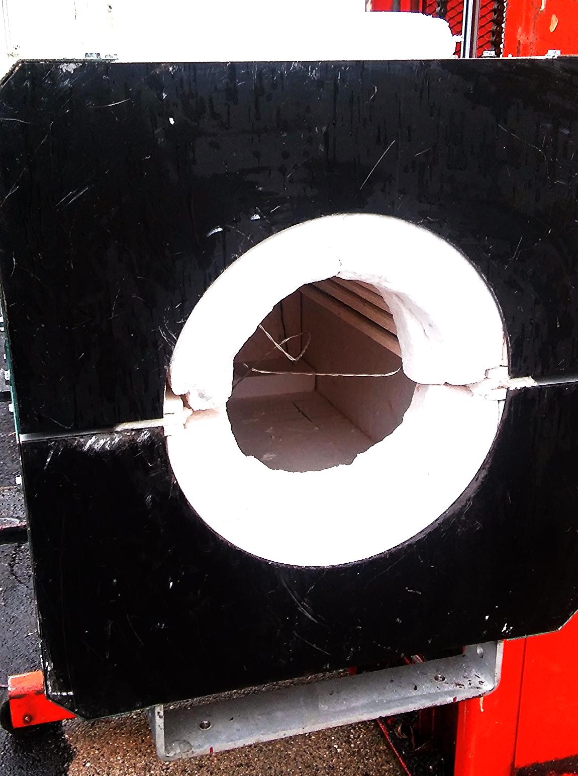 MELLEN SV TV09-6X42-1Z TUBE SPLIT FURNACE KILN 48W x 7Radius Adjustable Sections