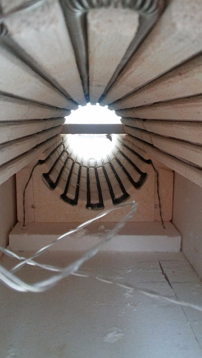 MELLEN SV TV09-6X42-1Z TUBE SPLIT FURNACE KILN 48W x 7Radius Adjustable Sections