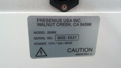 FRESENIUS 2008K DIALYSIS HEMODIALYSIS Kidney WATCH VIDEO GUARANTED 100% FREESHIP