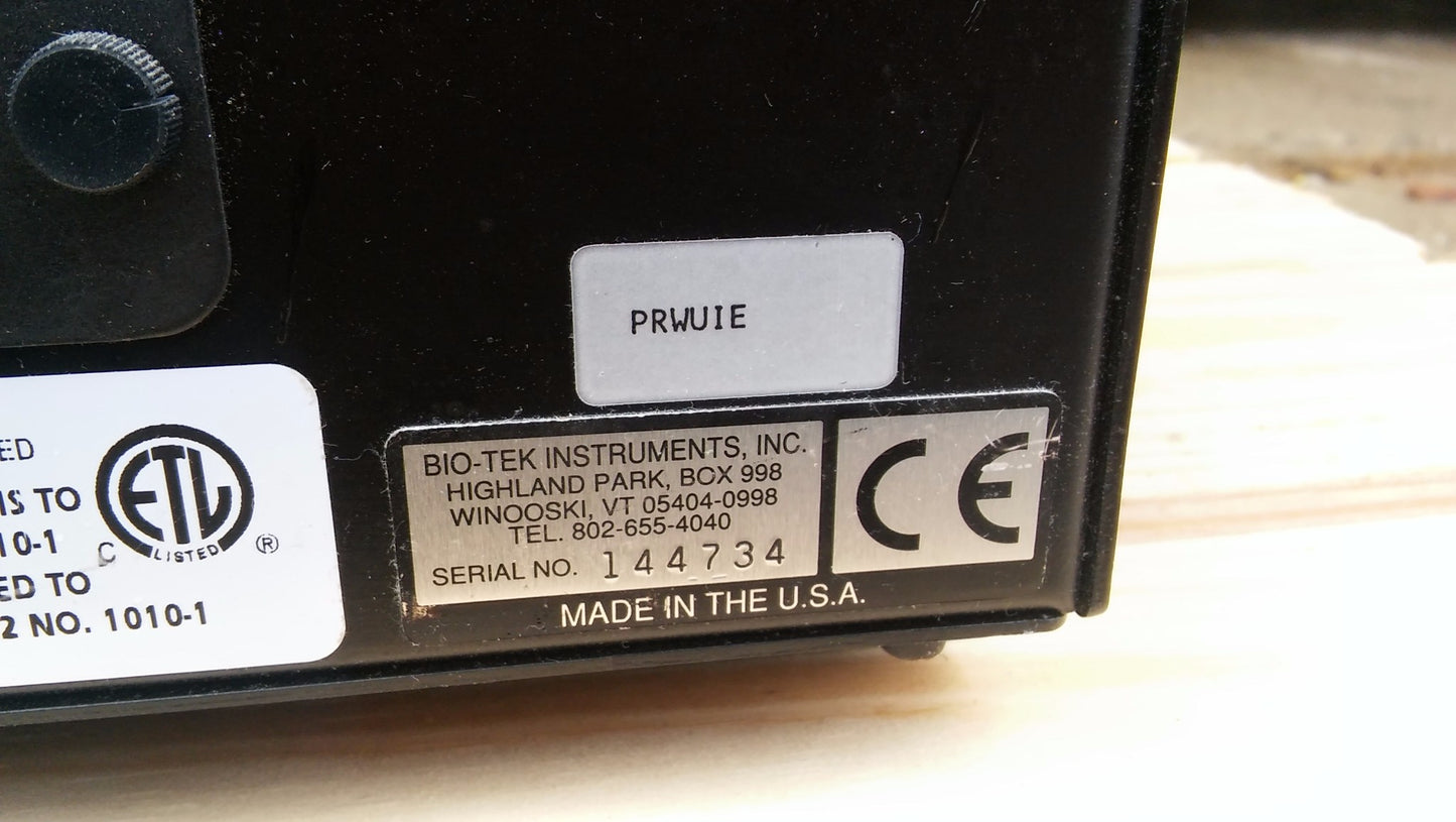 BIO-TEK POWERWAVE X 340 SPECTROPHOTOMETER FREE SHIPPING