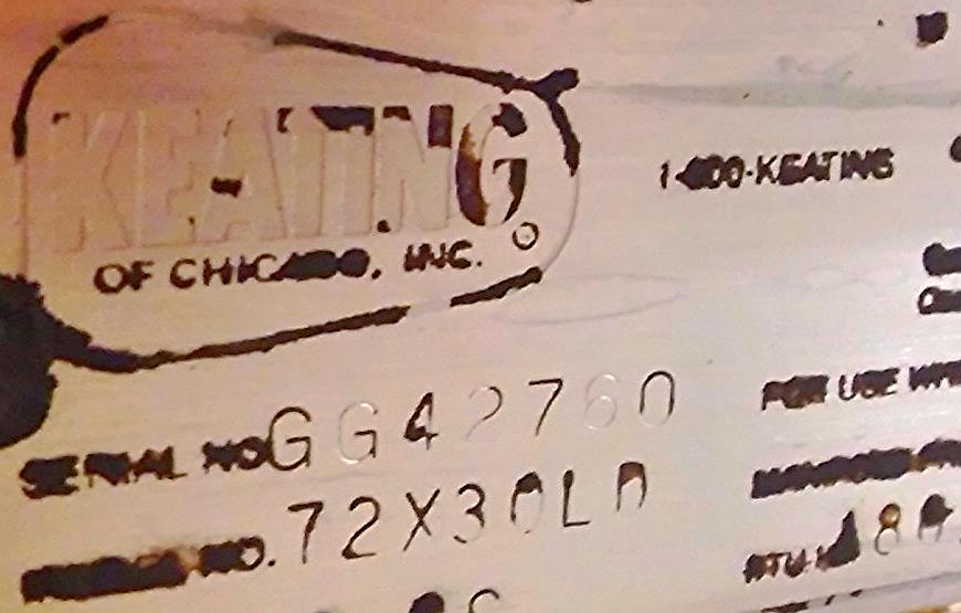 KEATING MIRACLEAN 72BL-G GAS GRILL GRIDDLE 72 x 30 & STAND WOLF CABINET FREESHIP