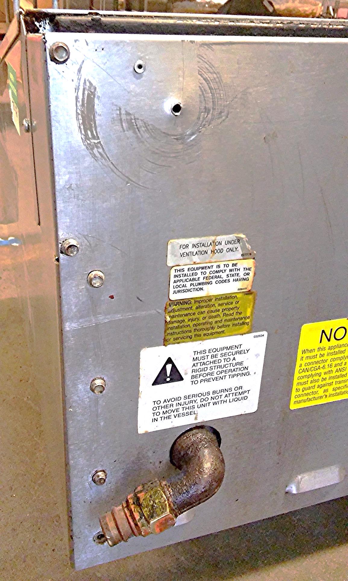 KEATING MIRACLEAN 72BL-G GAS GRILL GRIDDLE 72 x 30 & STAND WOLF CABINET FREESHIP