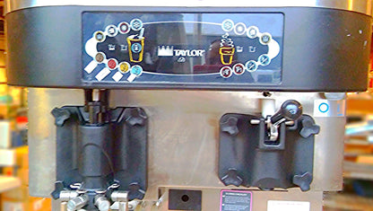 TAYLOR CROWN C606-27 YOGURT ICE CREAM SHAKE SOFT FREEZER WHEELS MANUAL FREESHIP