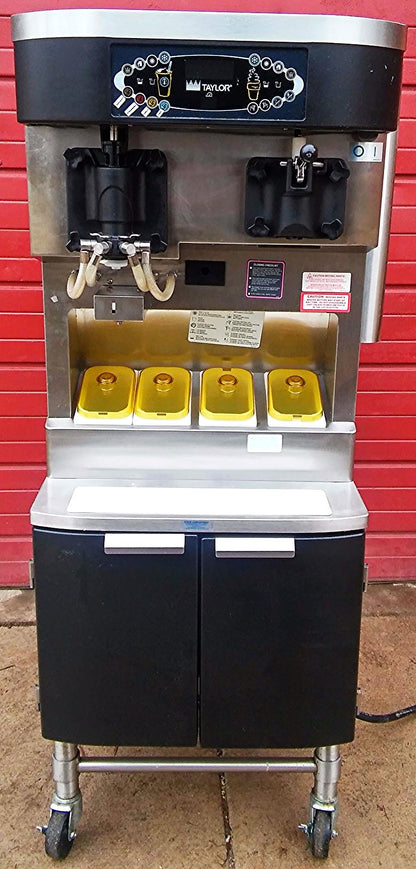 TAYLOR CROWN C606-27 YOGURT ICE CREAM SHAKE SOFT FREEZER WHEELS MANUAL FREESHIP