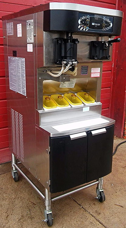 TAYLOR CROWN C606-27 YOGURT ICE CREAM SHAKE SOFT FREEZER WHEELS MANUAL FREESHIP