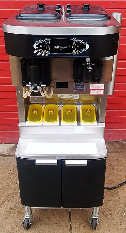 TAYLOR CROWN C606-27 YOGURT ICE CREAM SHAKE SOFT FREEZER WHEELS MANUAL FREESHIP