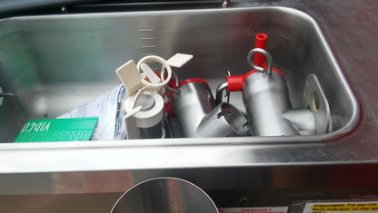 TAYLOR CROWN C606-27 YOGURT ICE CREAM SHAKE SOFT FREEZER WHEELS MANUAL FREESHIP