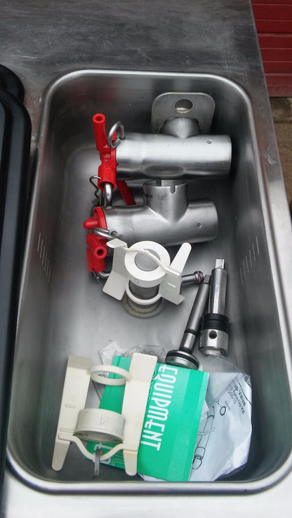 TAYLOR CROWN C606-27 YOGURT ICE CREAM SHAKE SOFT FREEZER WHEELS MANUAL FREESHIP