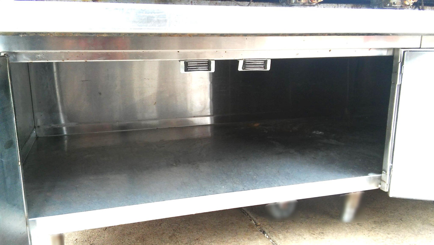 KEATING MIRACLEAN 72BL-G GAS GRILL GRIDDLE 72 x 30 & STAND WOLF CABINET FREESHIP