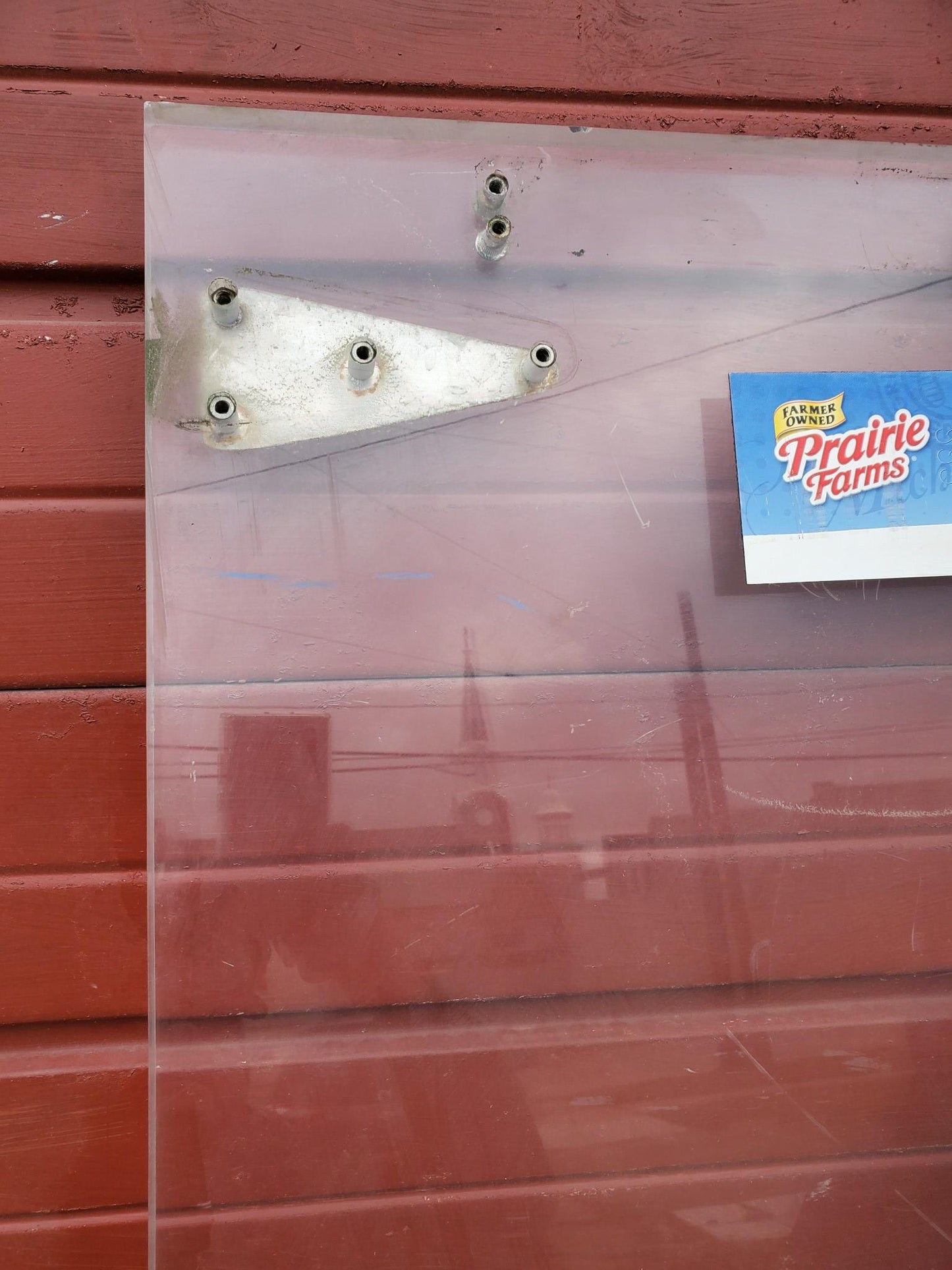 RARE VINTAGE INDUSTRIAL DESIGN STEAMPUNK ARCHITECTURE FREEZER DOOR FREESHIPPING