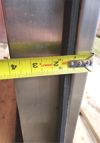 RARE VINTAGE INDUSTRIAL DESIGN STEAMPUNK ARCHITECTURE FREEZER DOOR FREESHIPPING