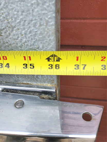 RARE VINTAGE INDUSTRIAL DESIGN STEAMPUNK ARCHITECTURE FREEZER DOOR FREESHIPPING