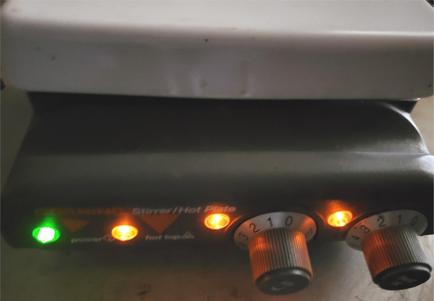 CORNING PC-420 HOTPLATE & MAGNETIC STIRRER 10”x10” 120 VAC FREE SHIP WATCH VIDEO