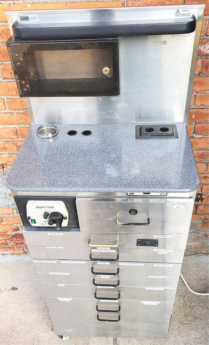 SMR S166001D MEDICAL TREATMENT CABINET GAST ROA-P135-AA ROA-V136-AA WATCH VIDEO