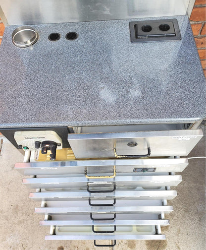 SMR S166001D MEDICAL TREATMENT CABINET GAST ROA-P135-AA ROA-V136-AA WATCH VIDEO