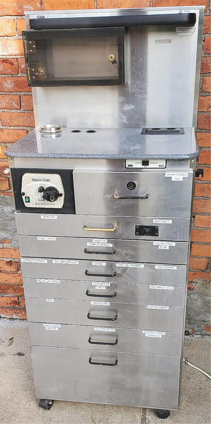 SMR S166001D MEDICAL TREATMENT CABINET GAST ROA-P135-AA ROA-V136-AA WATCH VIDEO