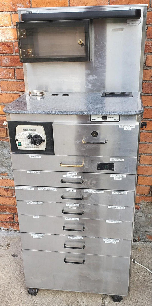 SMR S166001D MEDICAL TREATMENT CABINET GAST ROA-P135-AA ROA-V136-AA WATCH VIDEO