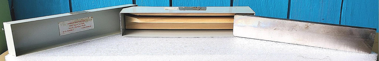 LIPSHAW 10" inch 770-4 250mm D7 MICROTOME KNIFE ORIGINAL METAL BOX FREE SHIP