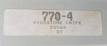 LIPSHAW 10" inch 770-4 250mm D7 MICROTOME KNIFE ORIGINAL METAL BOX FREE SHIP