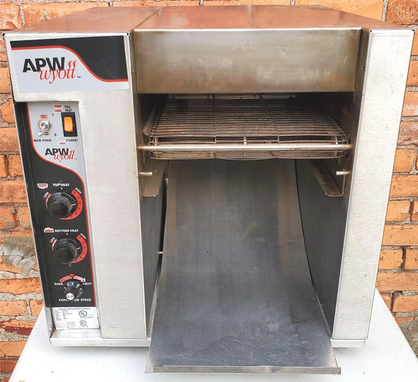 APW WYOTT BT15 CONVEYOR TOASTER Toast-Qwik® WORKS PERFECTLY WATCH VIDEO FREESHIP