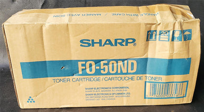 SHARP FO-50ND GENUINE FACTORY SEALED BLACK ORIGINAL TONER CARTRIDGE FREE SHIPPIN