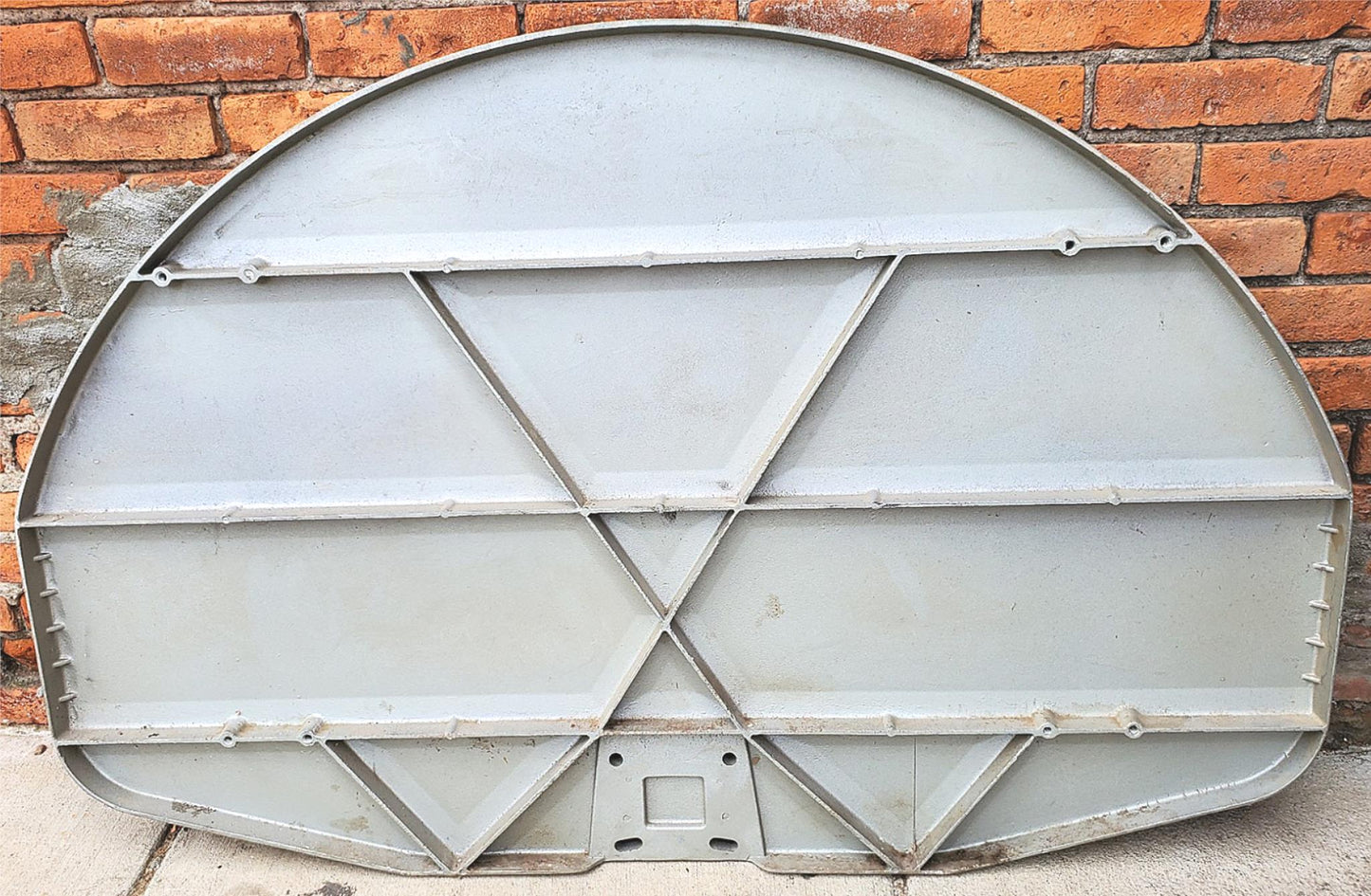 SPALDING HEAVY DUTY BASKETBALL HOOP NET & FAN SHAPED ALUMINUM BACKBOARD FREESHIP