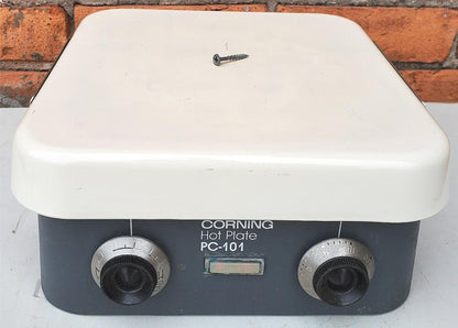 CORNING PC-101 HOTPLATE & MAGNETIC STIRRER 5”x7” 120V AC WATCH VIDEO
